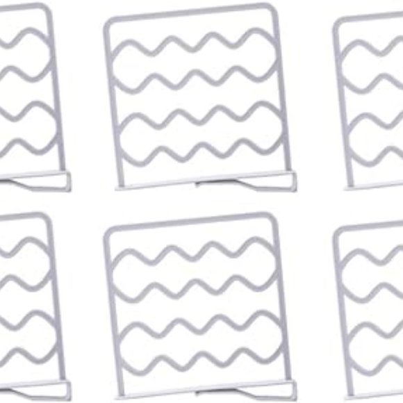 6 pc Shelf Dividers Wardrobe Cabinet Separator Scarf/Ties Hanger No Punching - Picture 4 of 4